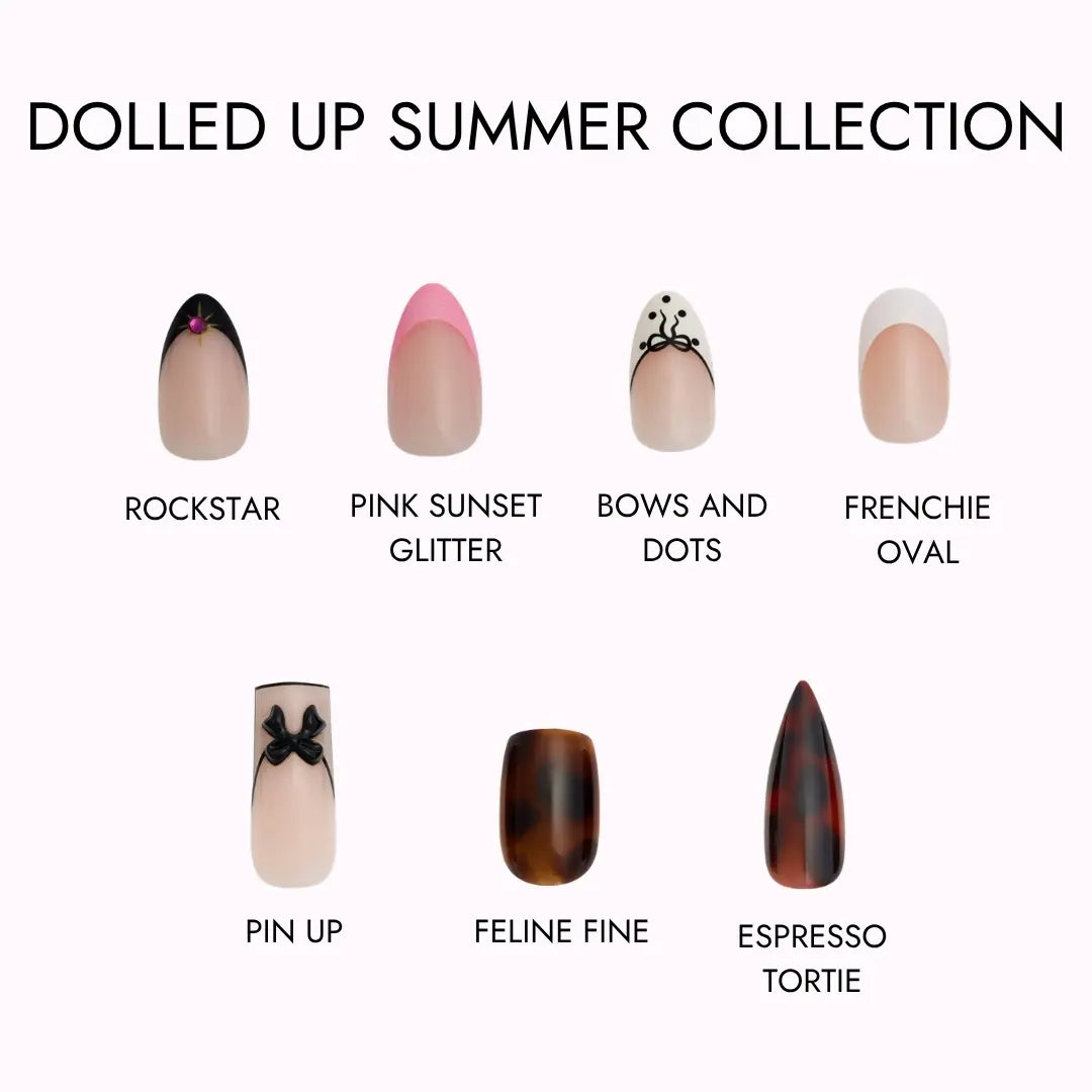 Dolled up Summer Collection Press-On Nails