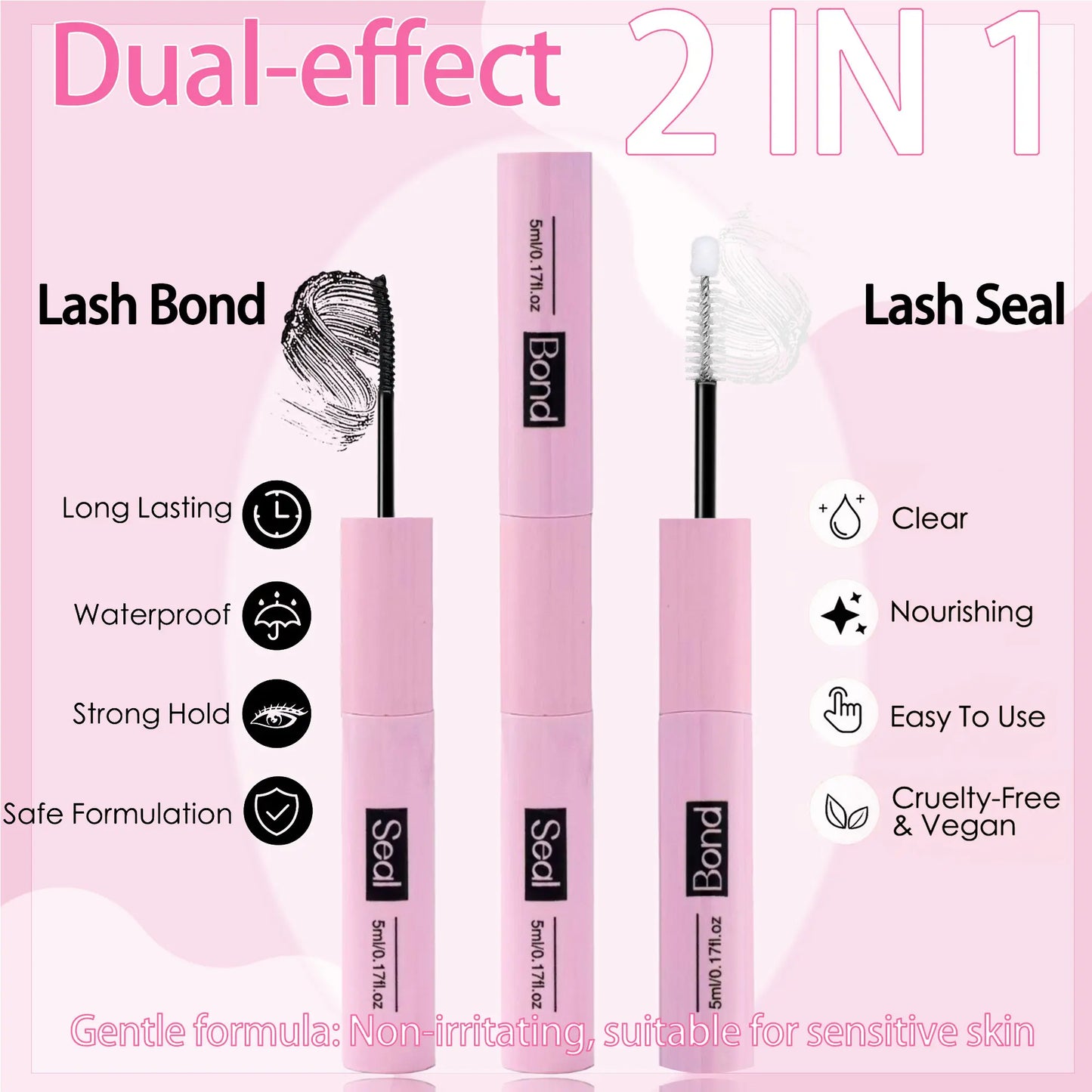 Lash Clusters Kit 200D Thick Lash Clusters Eyelash Extension Kit 12-20Mm Individual Lashes Kit with Lash Bond and Seal, Lash Tweezers for DIY Lashes Extension by INSPEAUTY