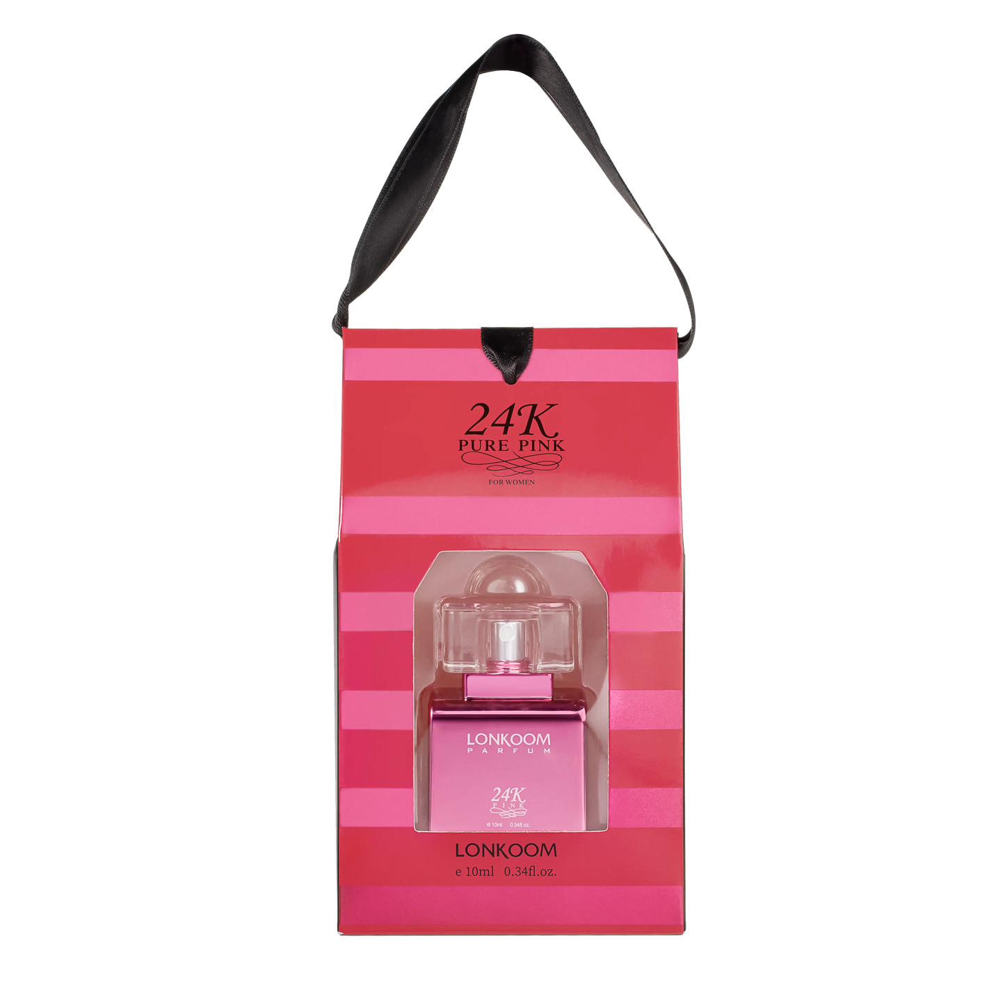24K Pretty Pink Perfume for Women, 10Ml | Sweet Peach, Apple & Orange Blossom Fruity Perfume