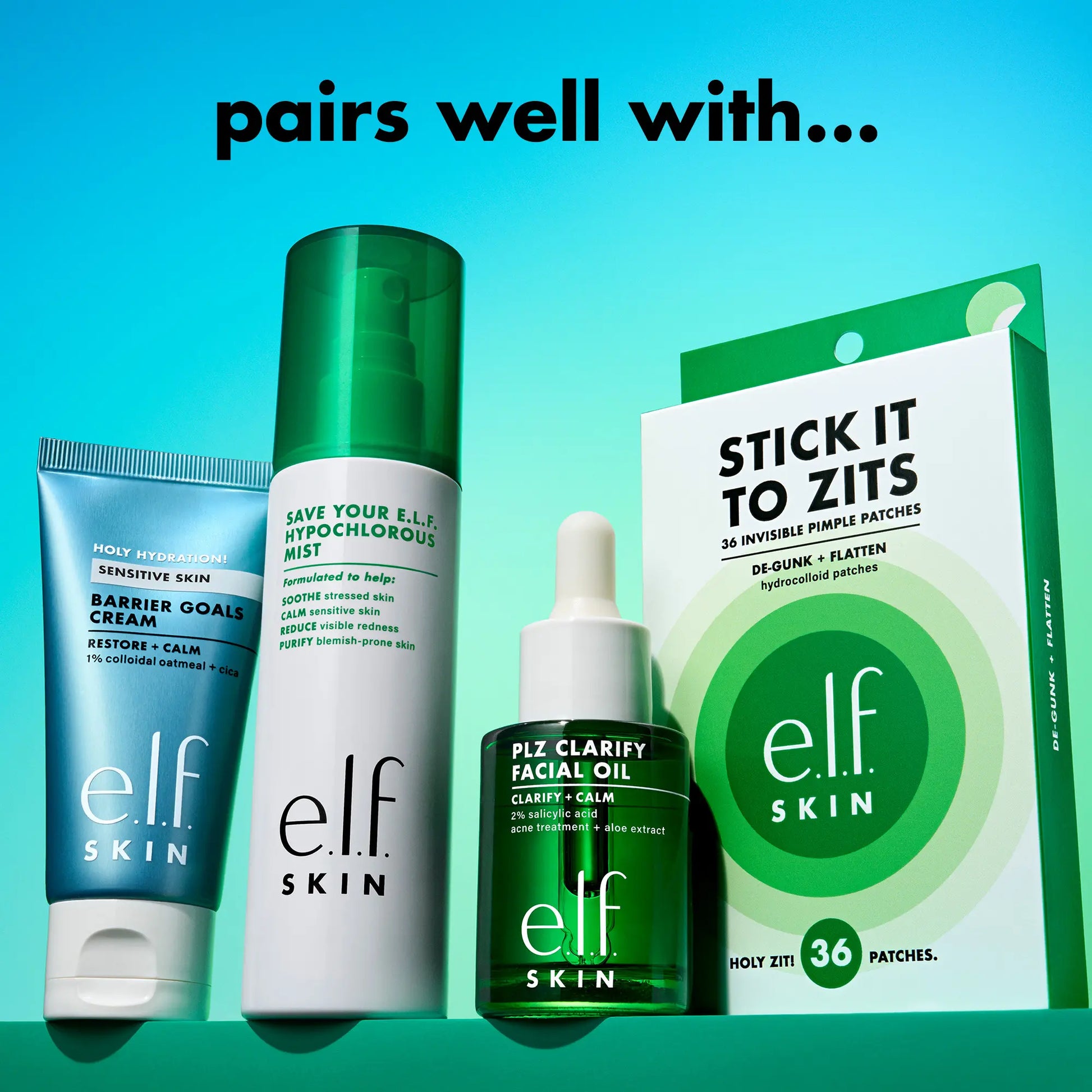 E.L.F. save Your E.L.F. Hypochlorous Mist - Soothe, Purify, and Calm Redness in Eczema and Blemish Prone Skin